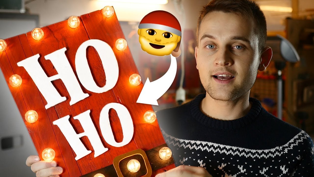 BRICOLER UN PANNEAU DE NOEL !