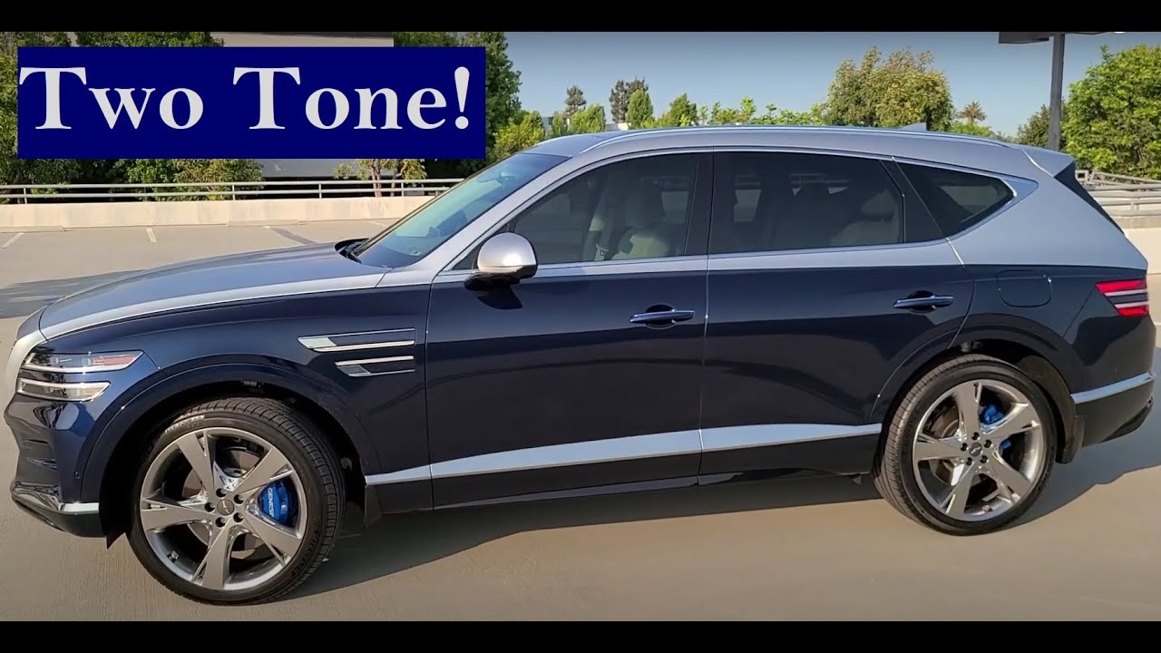 Two Tone Satin Wrap Genesis GV80!