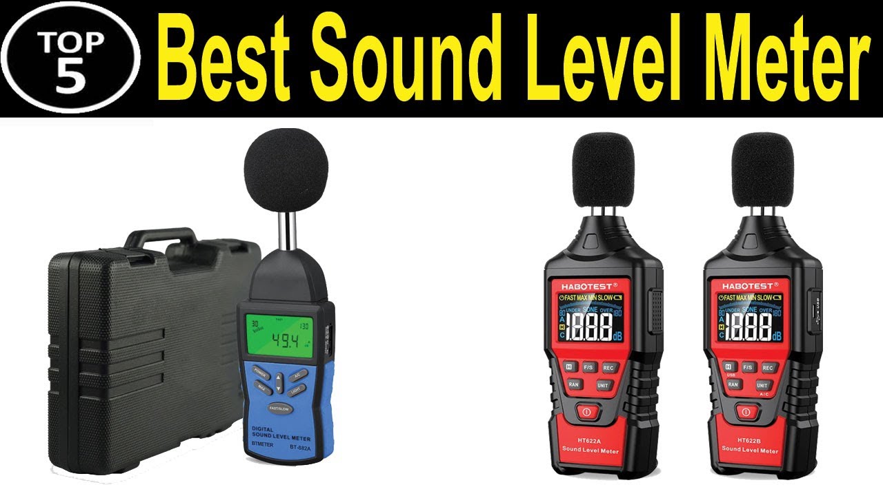 TOP 5 BEST Sound Level Meter Review 2023