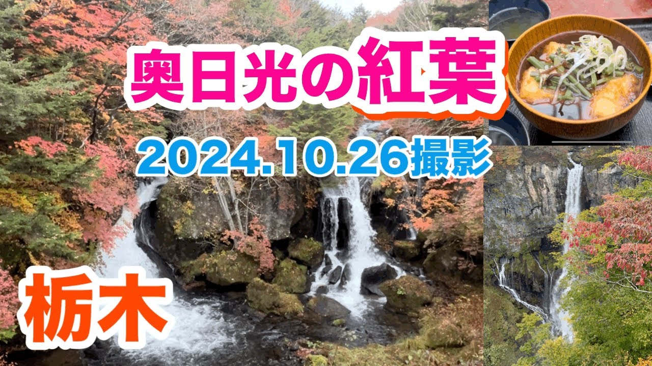 [栃木]奥日光の紅葉が見頃でした(竜頭ノ滝•湯滝•湯ノ湖•華厳の滝•戦場ヶ原)2024.10.26撮影