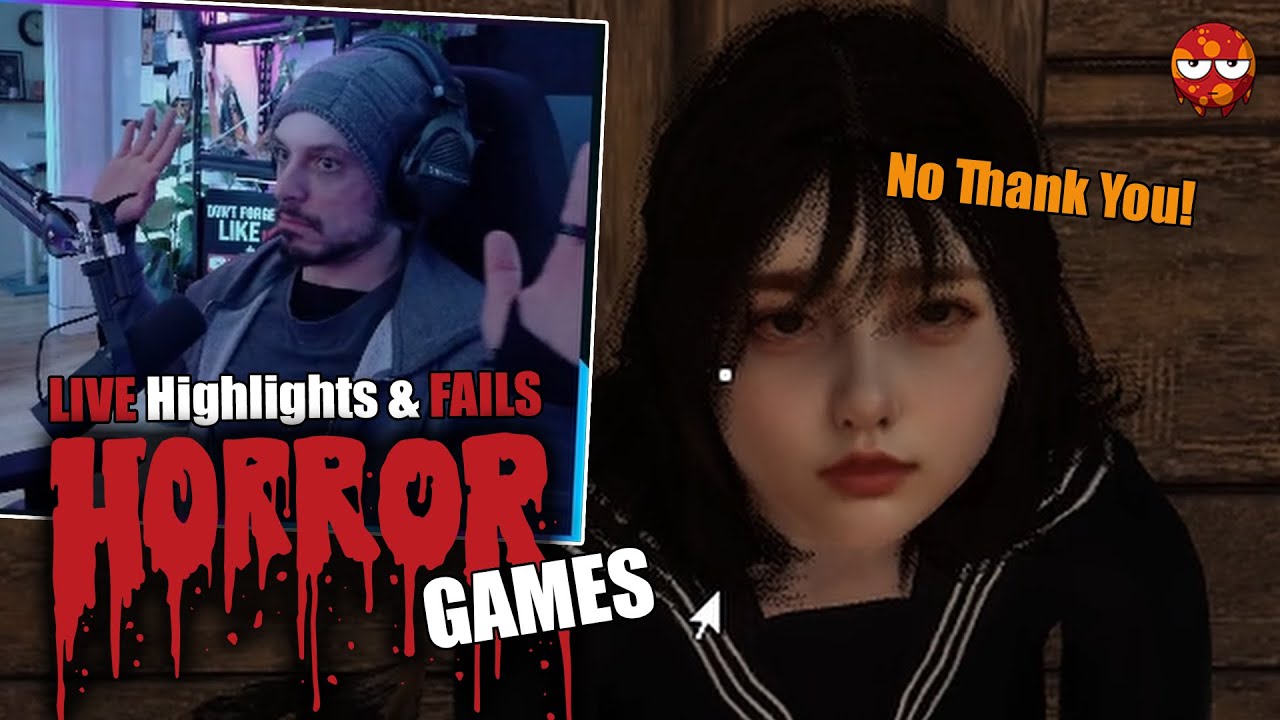 These Horror Games Got Me ! | Livestream Highlights