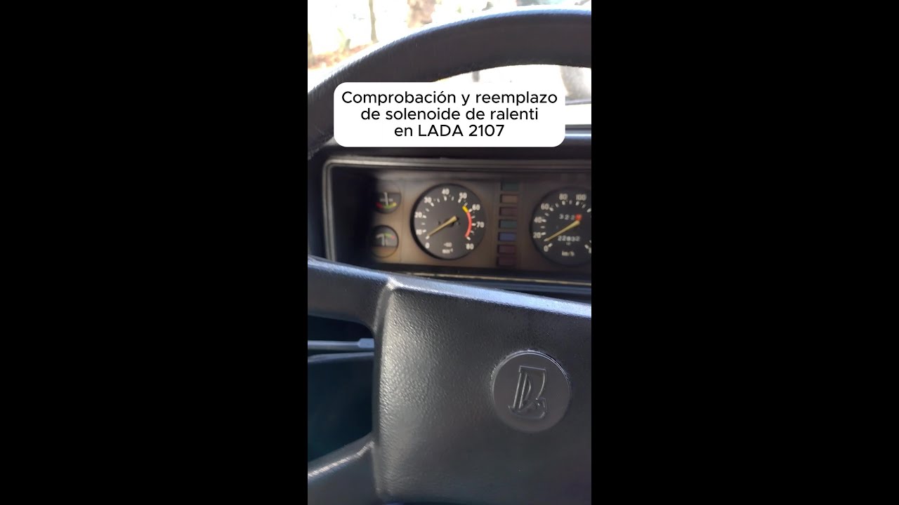 Evaluación y Cambio de Solenoide de Ralenti de Lada 2107 (Riva, Laika, Vaz 2107, Lada 1600)