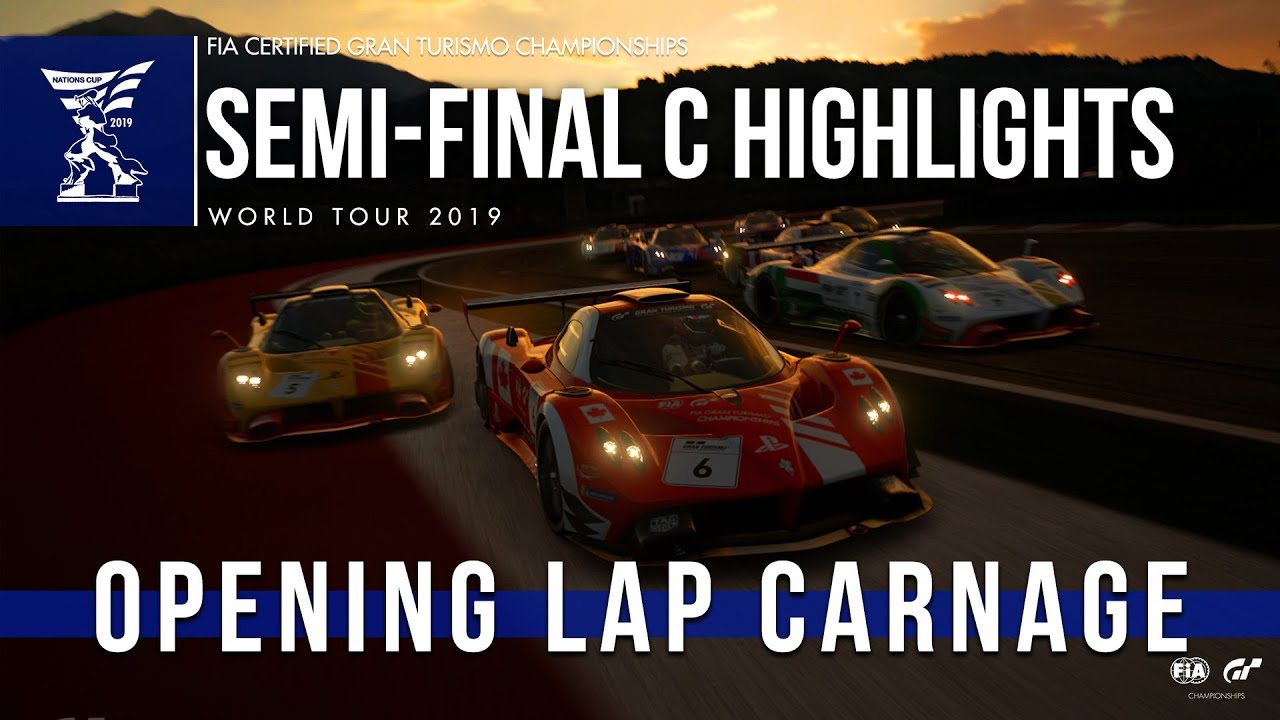 Opening Lap Carnage - GT Sport Nations Cup Highlights