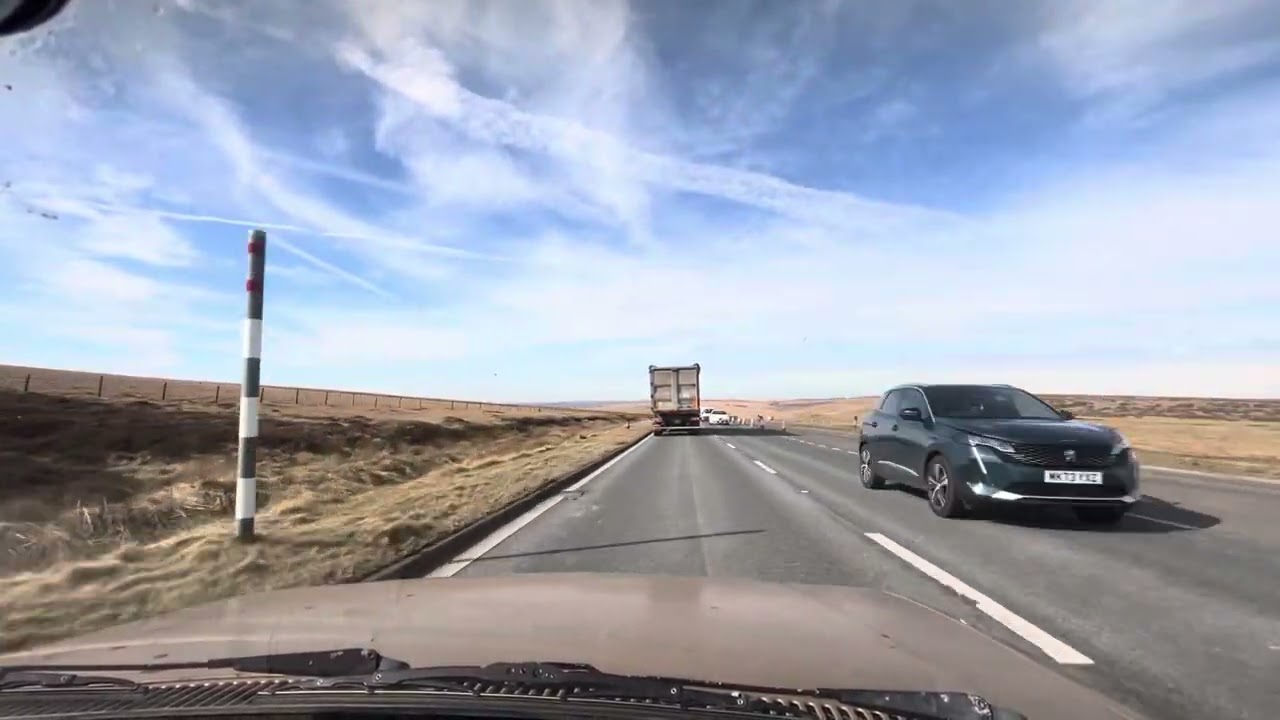 Drive over Woodhead to Glossop, in my 1984 Vauxhall Cavalier “Orwin”