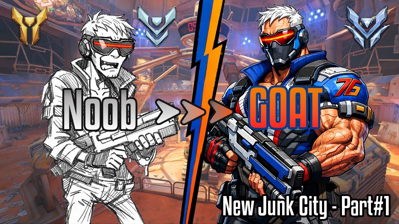 Playing Soldier 76 Everyday Untill I Reach Diamond. Day 1 