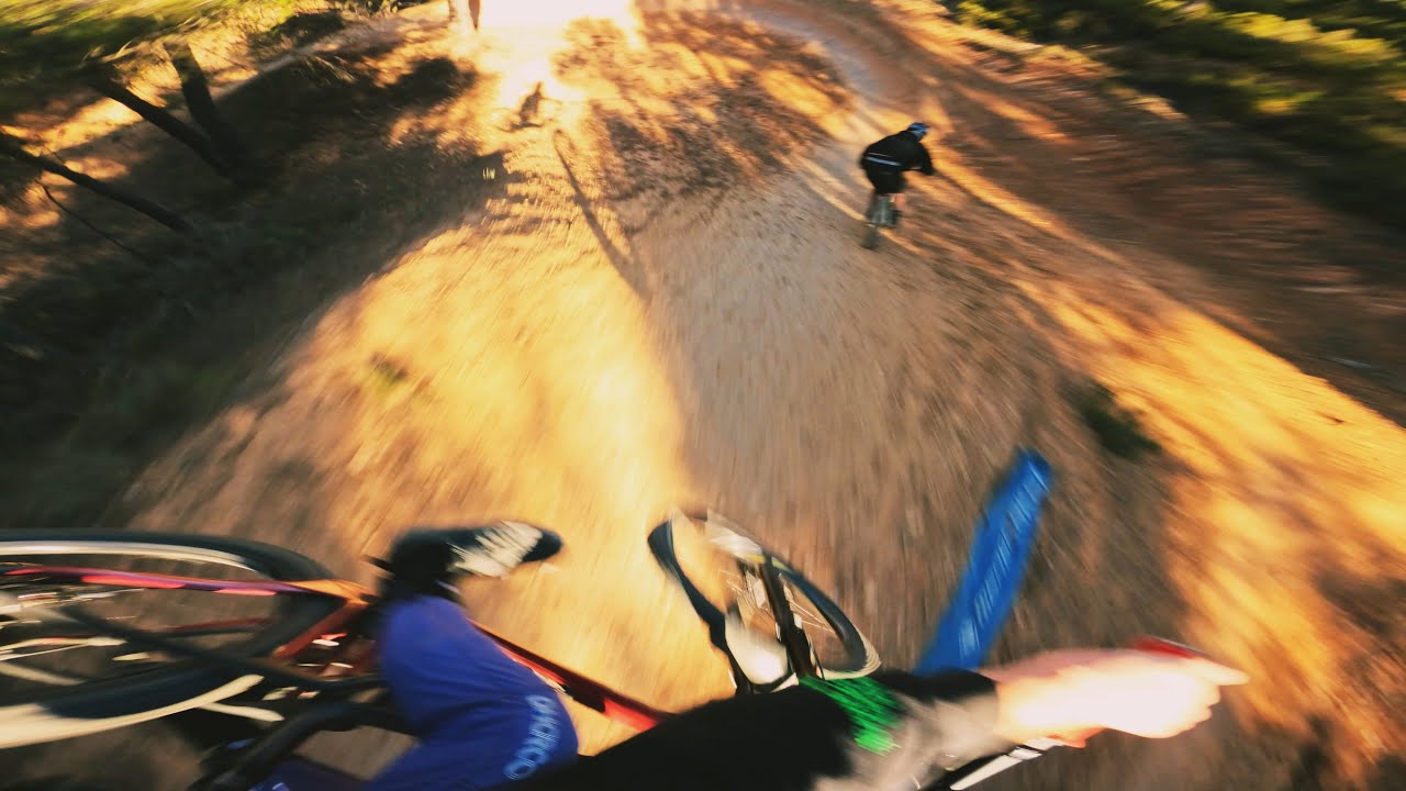 RAW downhill laps #cinematic