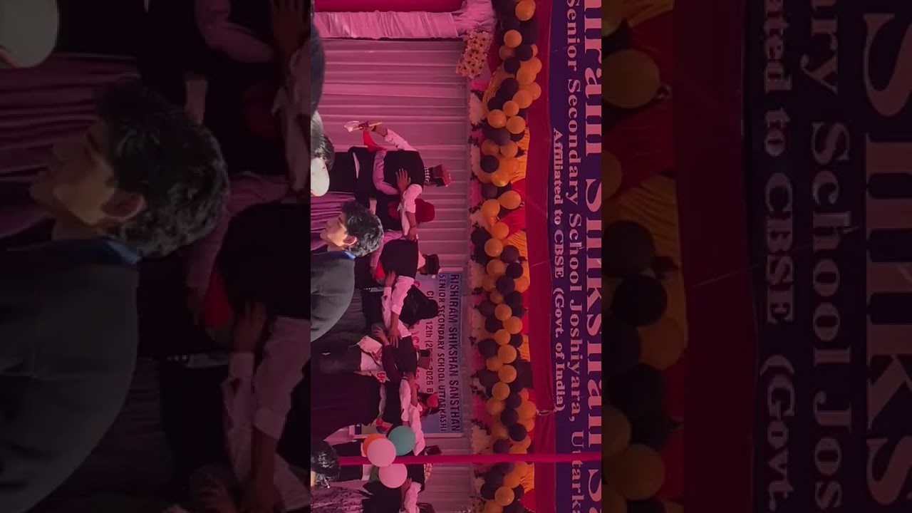 Rishiram shikshan sansthan manera uttarkhasi ✨ farewell 2025-26 ✨❤️