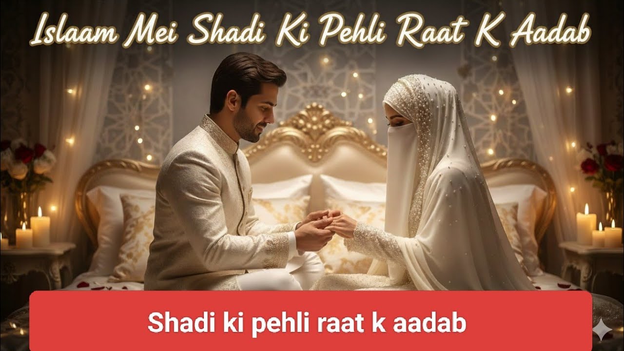 Islaam Mein Shadi Ki Pehli Raat Ka Aadaab” (اسلام میں شادی کی پہلی رات کا ادب) 