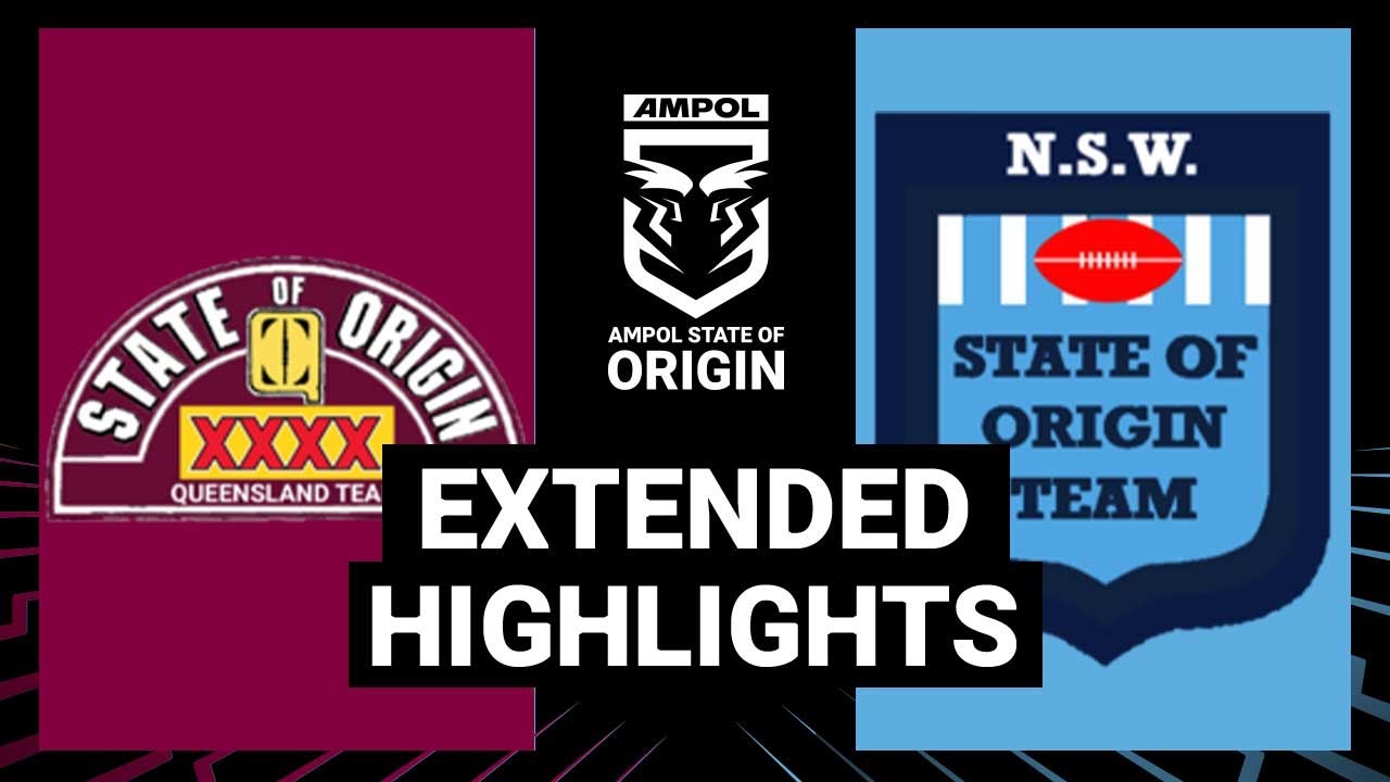 NRL Highlights | State of Origin 1993 | Game 1 | Extended Highlights | NRL