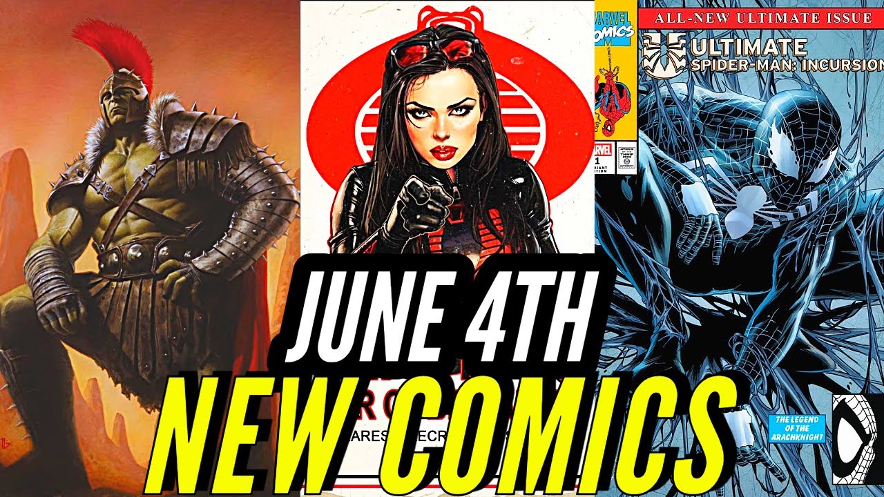 NEW COMIC BOOKS RELEASING JUNE 4TH 2025 DC  MARVEL COMICS PREVIEWS COMING OUT THIS WEEK #comics