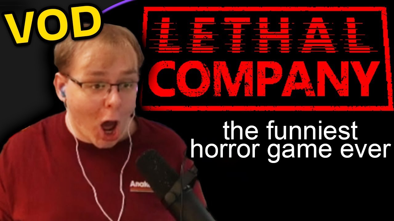 Screaming in hilarious terror in Lethal Company - VOD