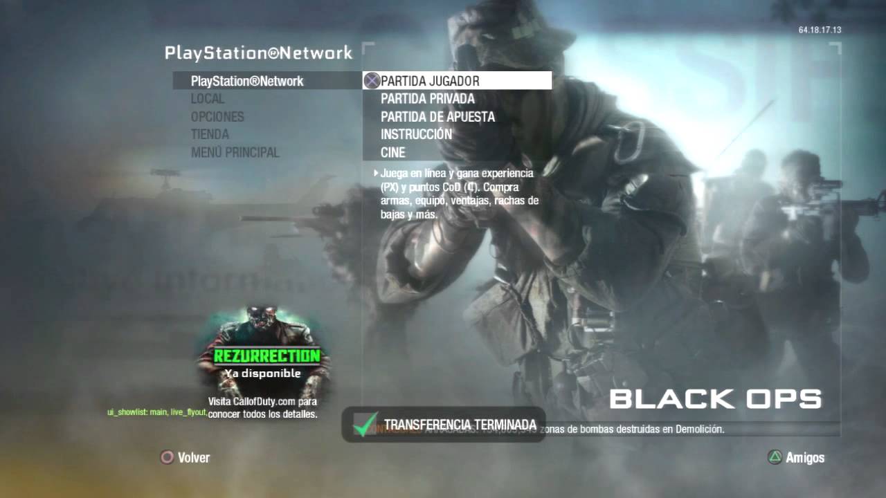 Como hacer XP Lobby en COD: Black Ops sin PS3 pirata!