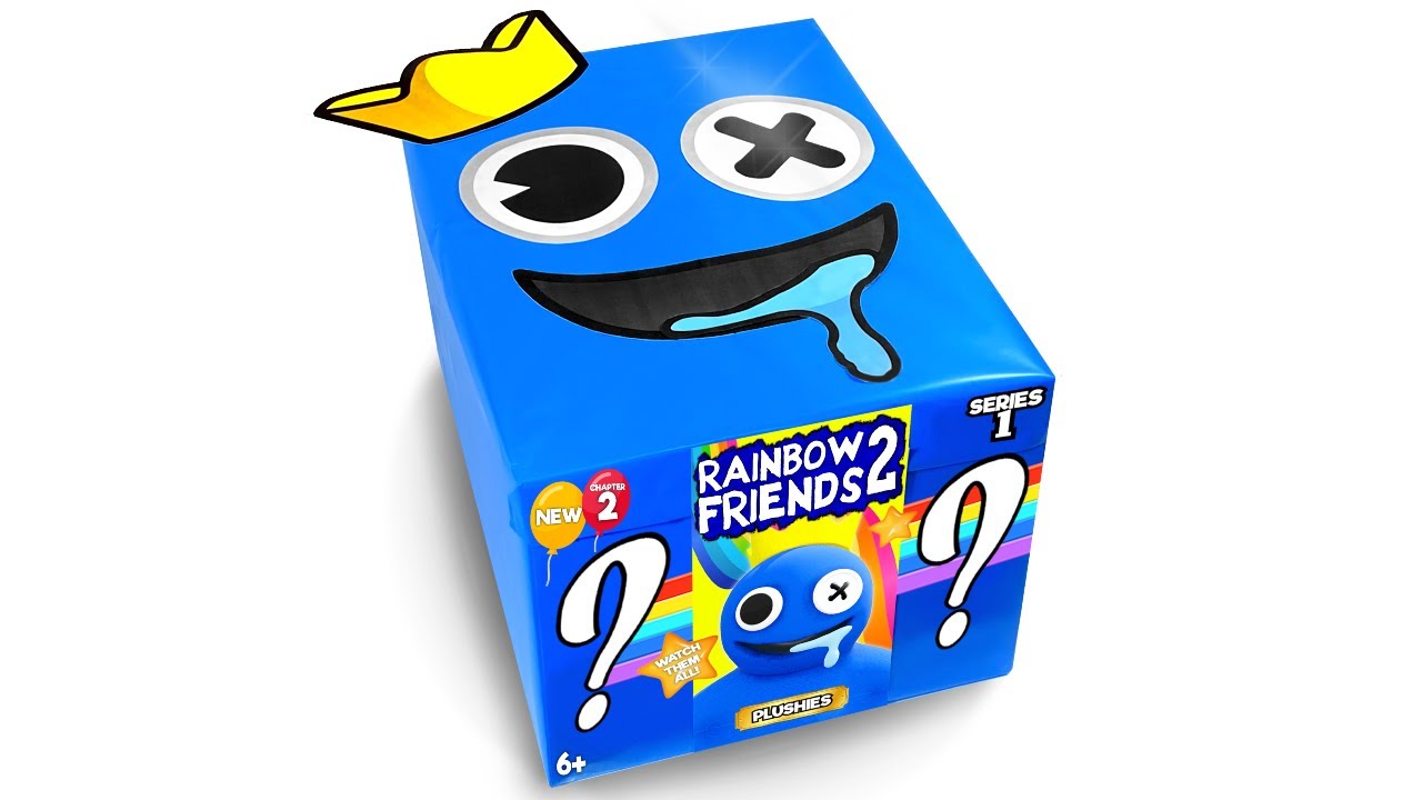 Самая большая таинственная коробка Rainbow Friends, глава 2! Новые плюшевые игрушки и минифигурки