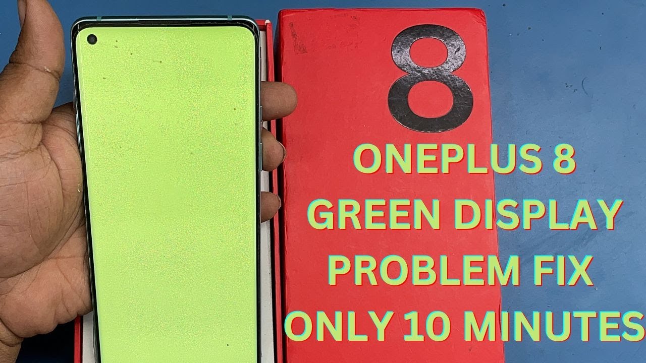 ONEPLUS 8 GREEN DISPLAY PROBLEM FIX ONLY 10 MINUTES | Tanmoy Mobile
