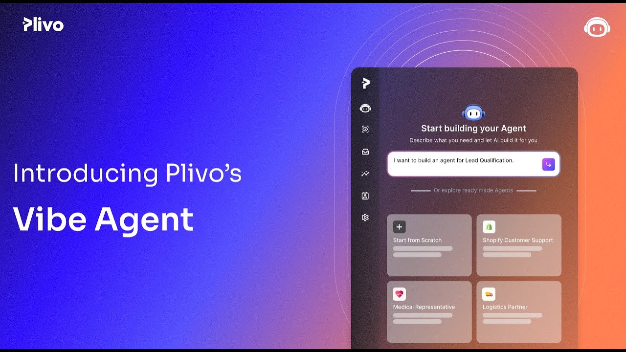 Introducing Plivo's Vibe Agent