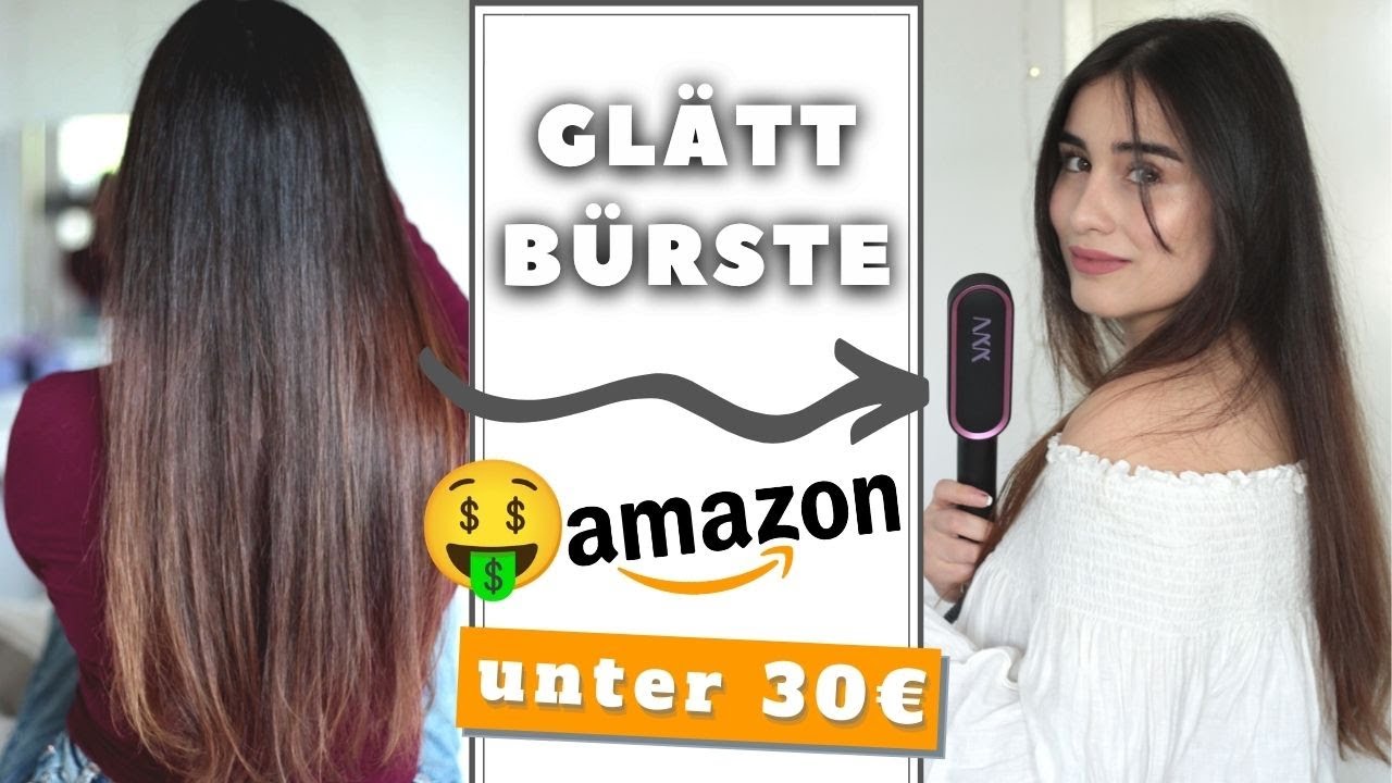 Glättbürste im TEST | 2 in 1 HAARGLÄTTER BÜRSTE | BÜRSTE & GLÄTTEISEN GLEICHZEITIG | VKK