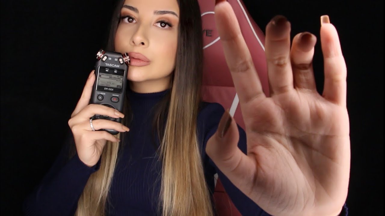 RAHAT UYKU | Tascam Yoğun Ağız Sesleri&Anlaşılmayan Fısıltı&Rahatlatıcı El Hareketleri | TÜRKÇE ASMR