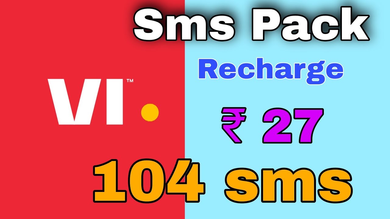idea sms pack | vi sms pack | vodafone sms pack recharge | 9 March 2022