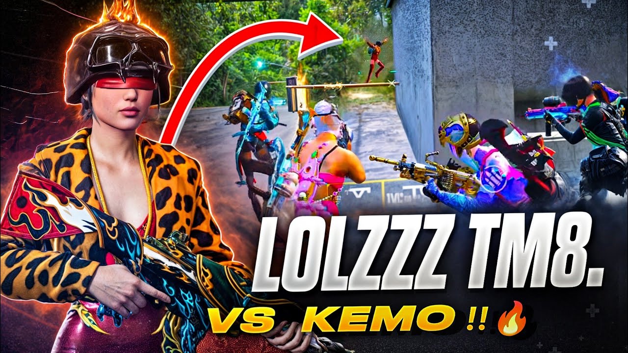 Lolzzz TM8's VS. KEMO The *Chaotic Apartments! | BGMI 🔱