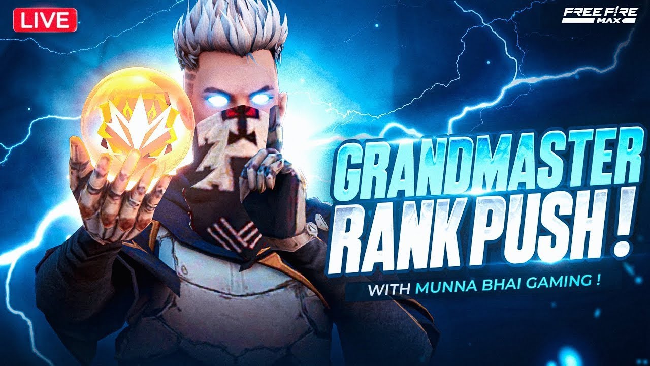 Grandmaster Lobby Live Rank Push Free Fire Telugu - Munna Bhai is Live - Telugu Gaming Live #MBG