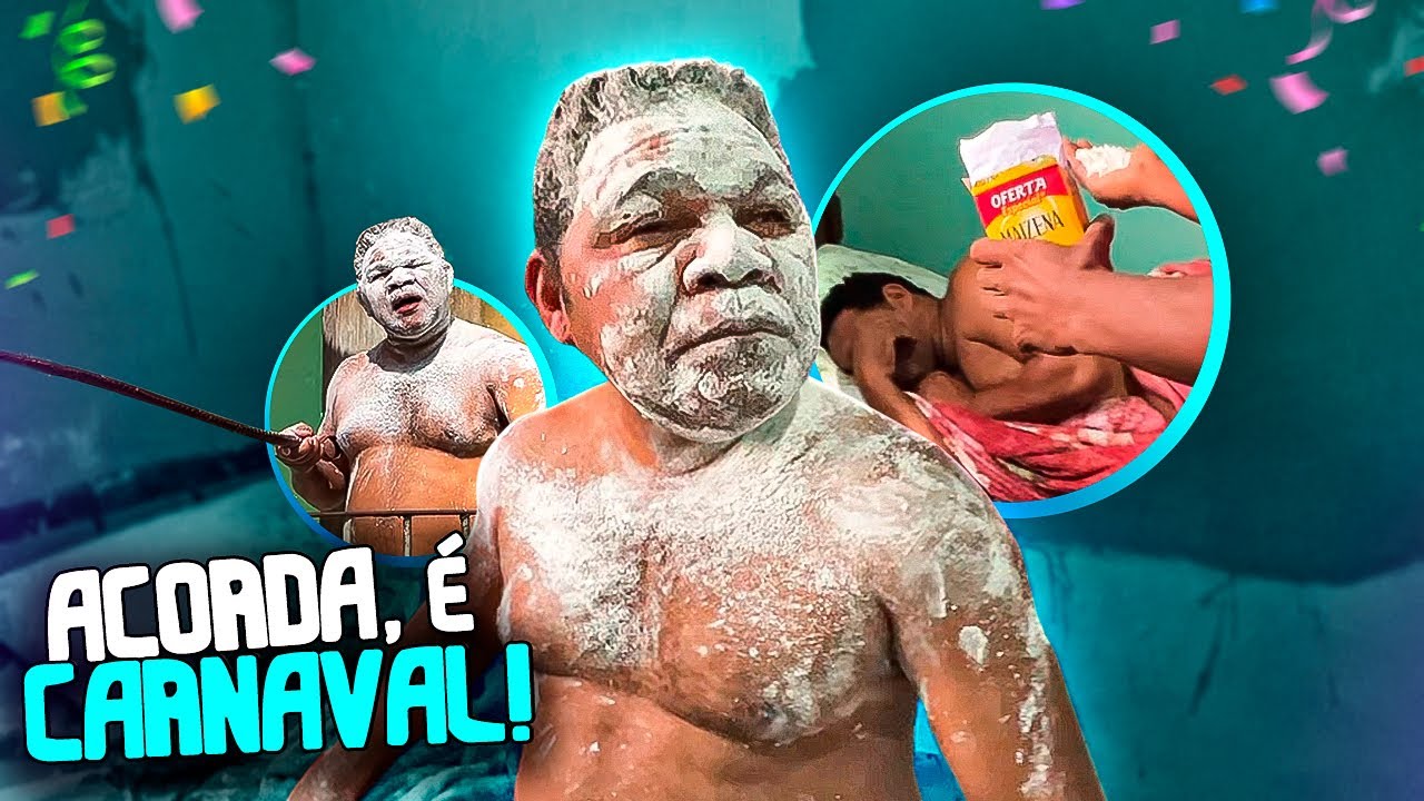 BETO TIZIU E ERIK ACORDARAM GALO CEGO COM FARINHA NA CARA | GALO CEGO