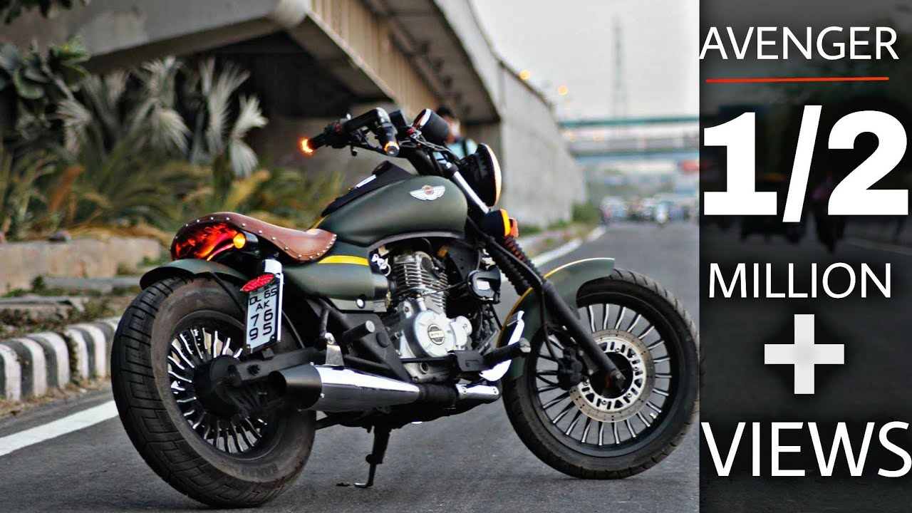 Avenger modified into Harley Devidson | bikes modifications | custom motorcycles | THE BIKERS