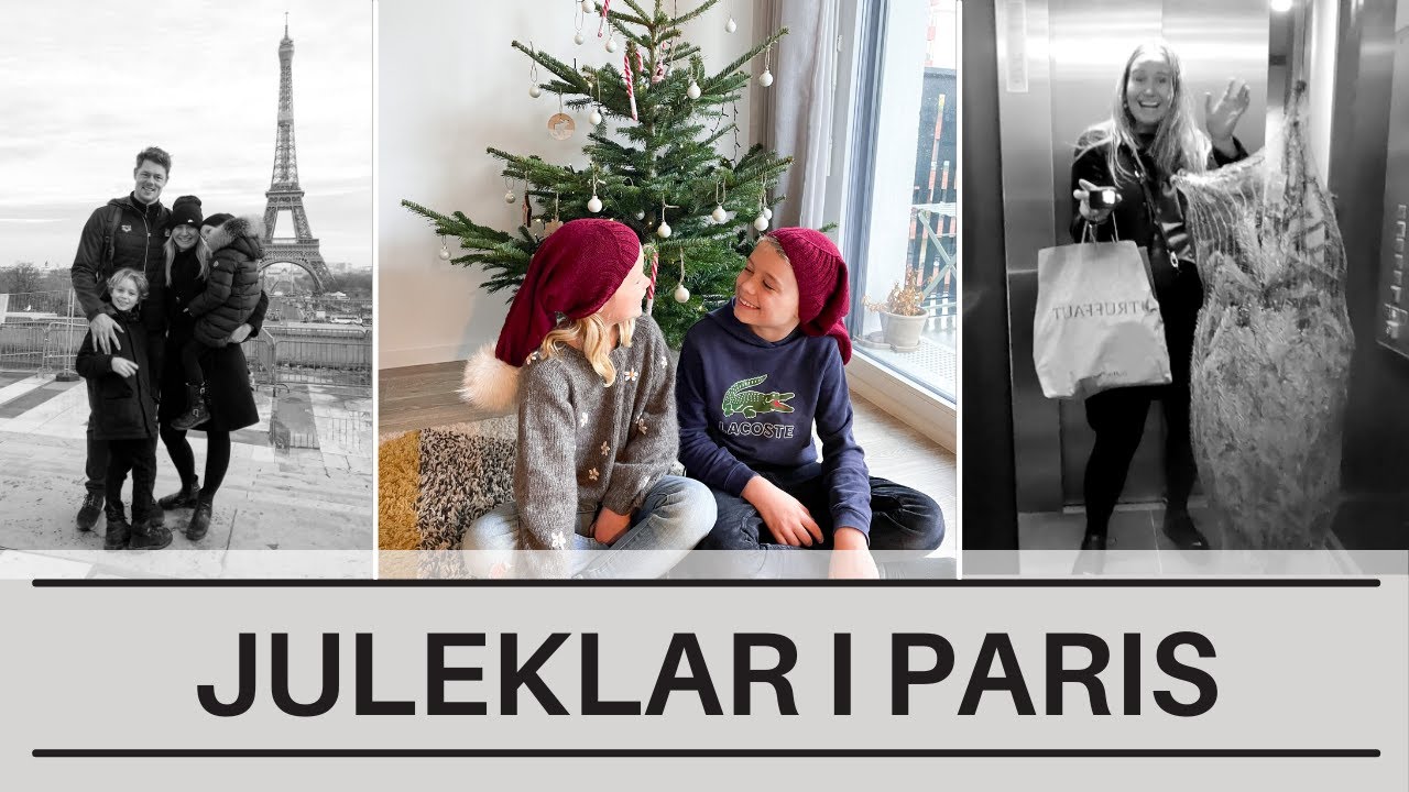 Juletræsjagt i PARIS - Peberkagehuse + juledekorationer 2021