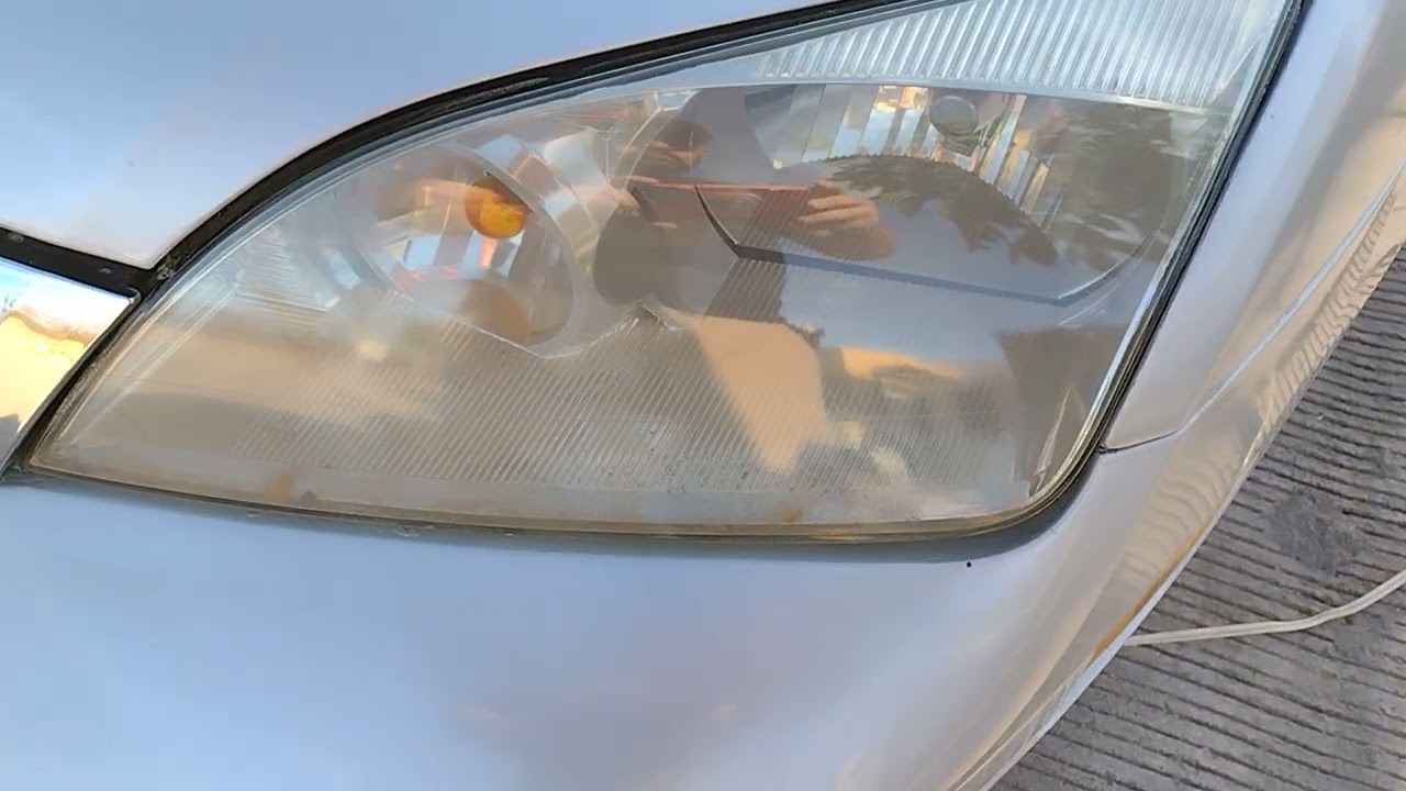 Restauración de faros automotrizes con evaporación acrílica de polímero liquido Kings 