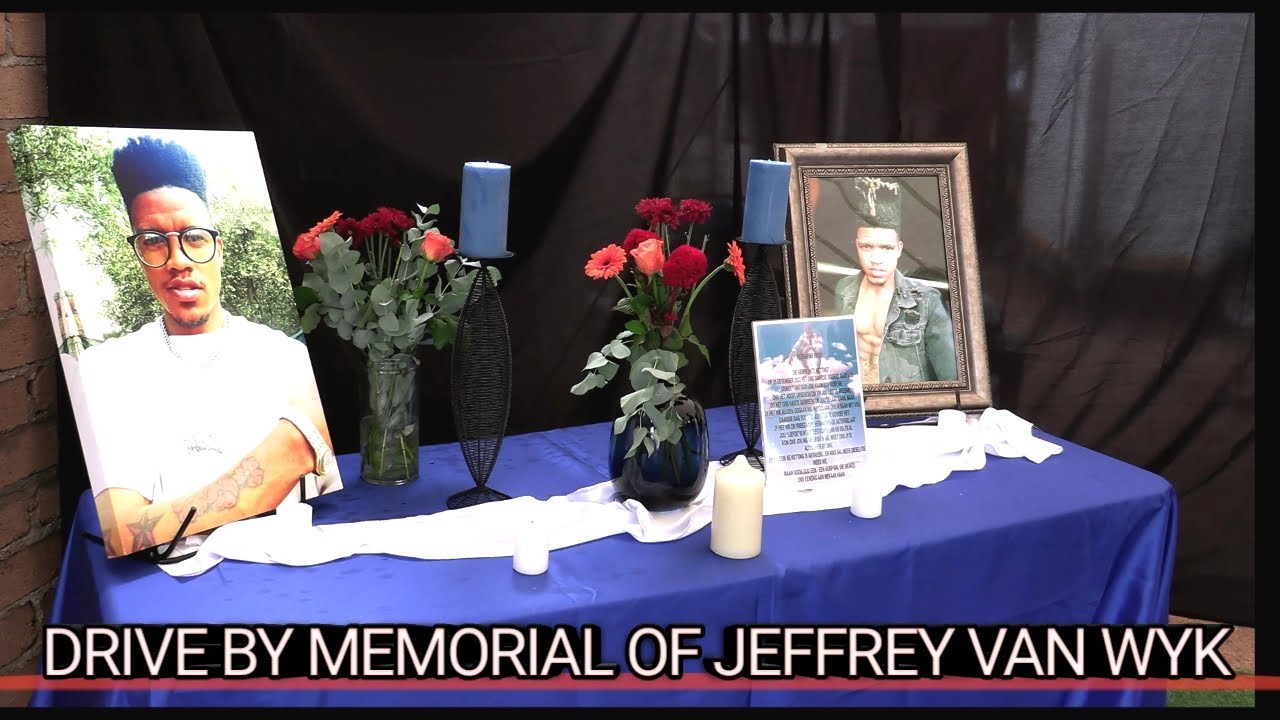 Drive by Memorial Service of Jeffrey Van Wyk
