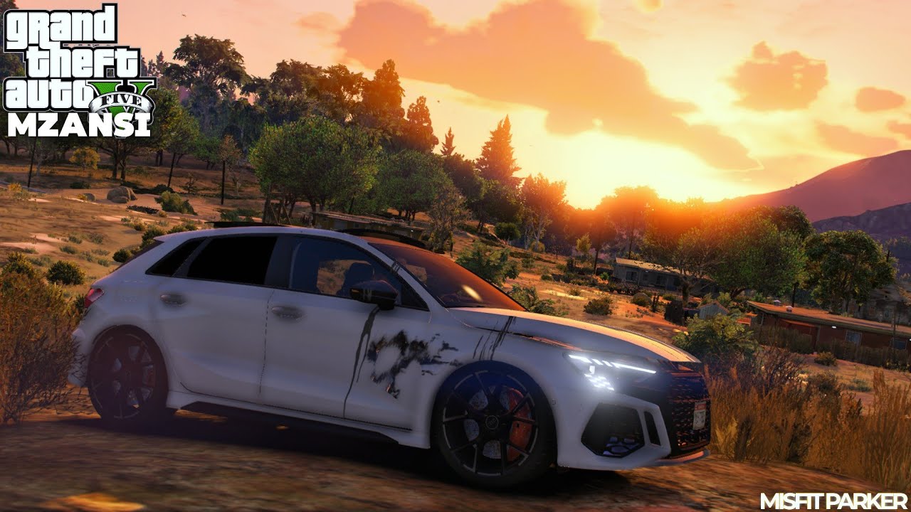 GTA Mzansi - Robbing Banks Using Audi RS3 Sportspack | The Kasi Playboy | Ep51