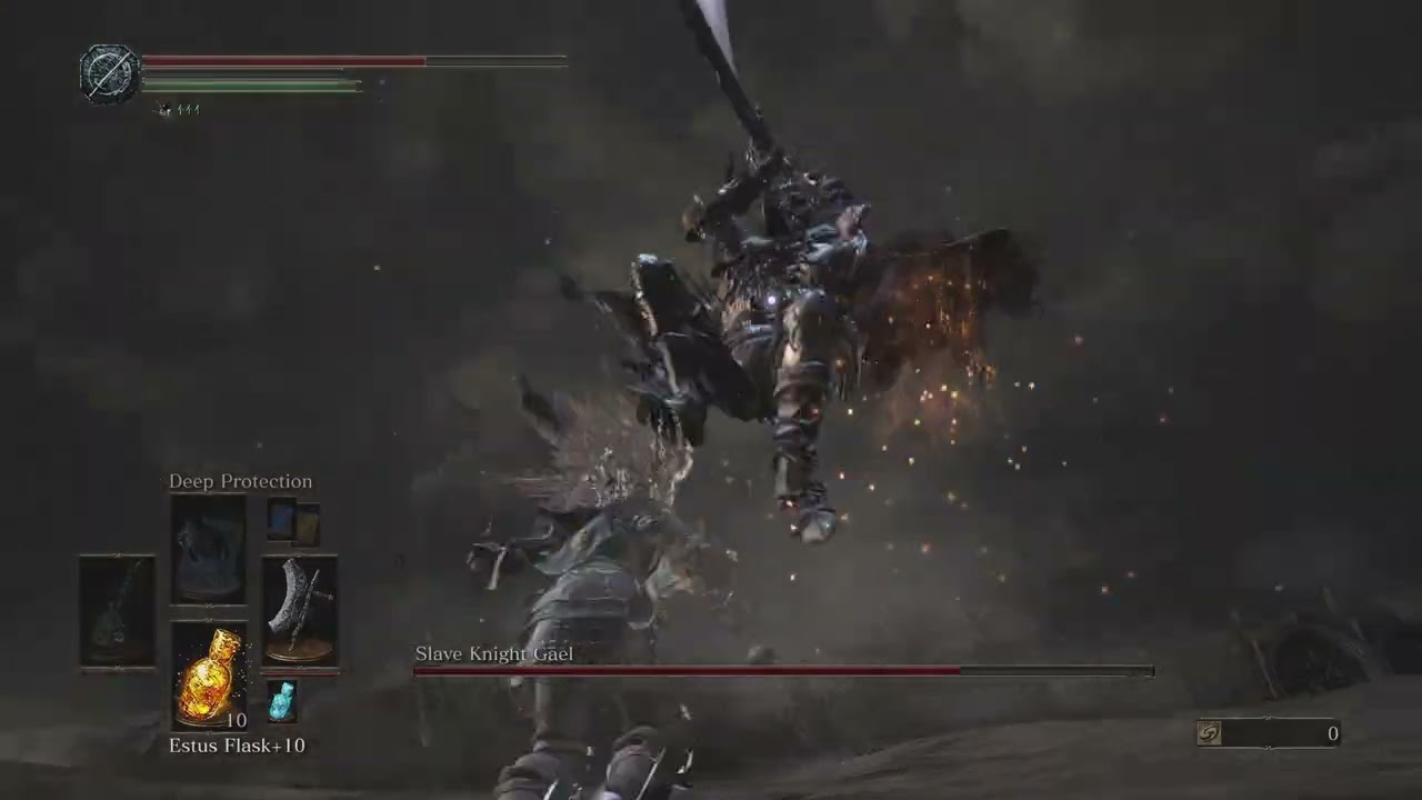 DARK SOULS III PS5 journey 2 Slave Knight Gael Pain, getting there