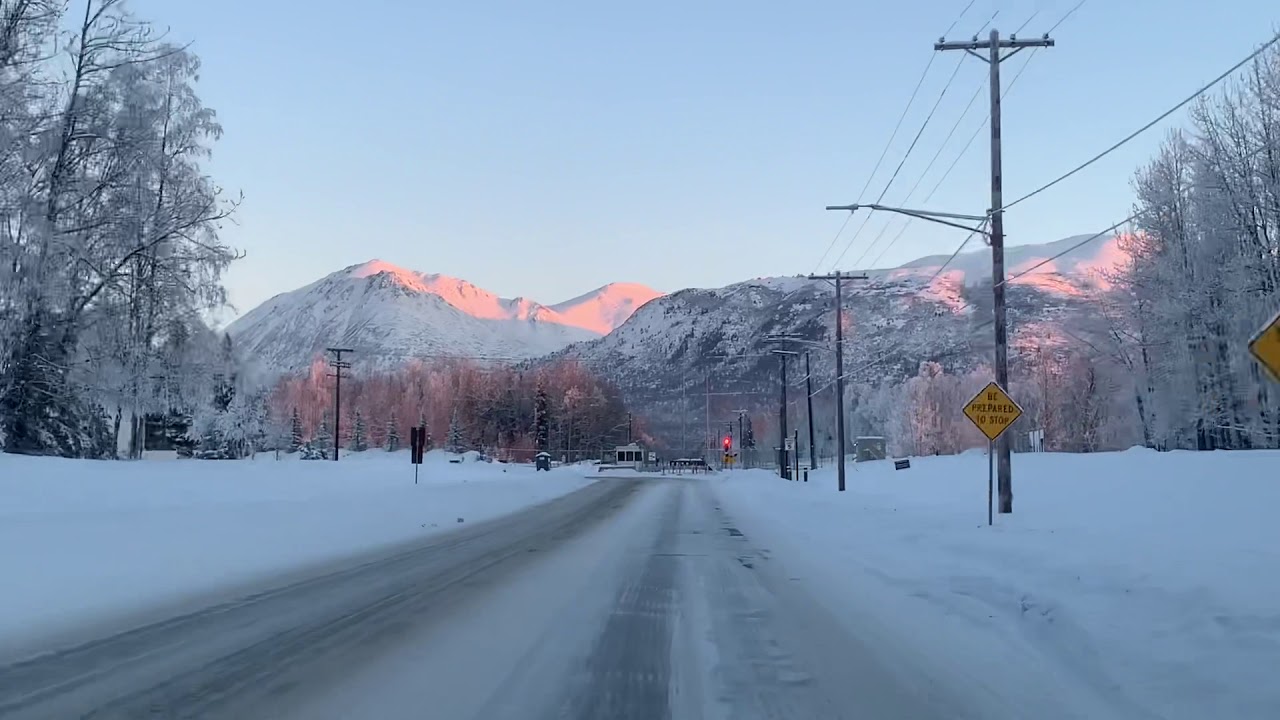 Afternoon tour of Fort Richardson Base,Anchorage Alaska February 2021