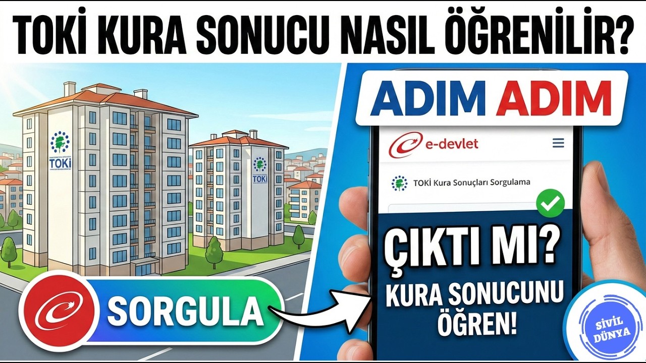 TOKİ Kura Sonucu Nasıl Sorgulanır? (1,5 Dakikada &Ouml;ğrenin)