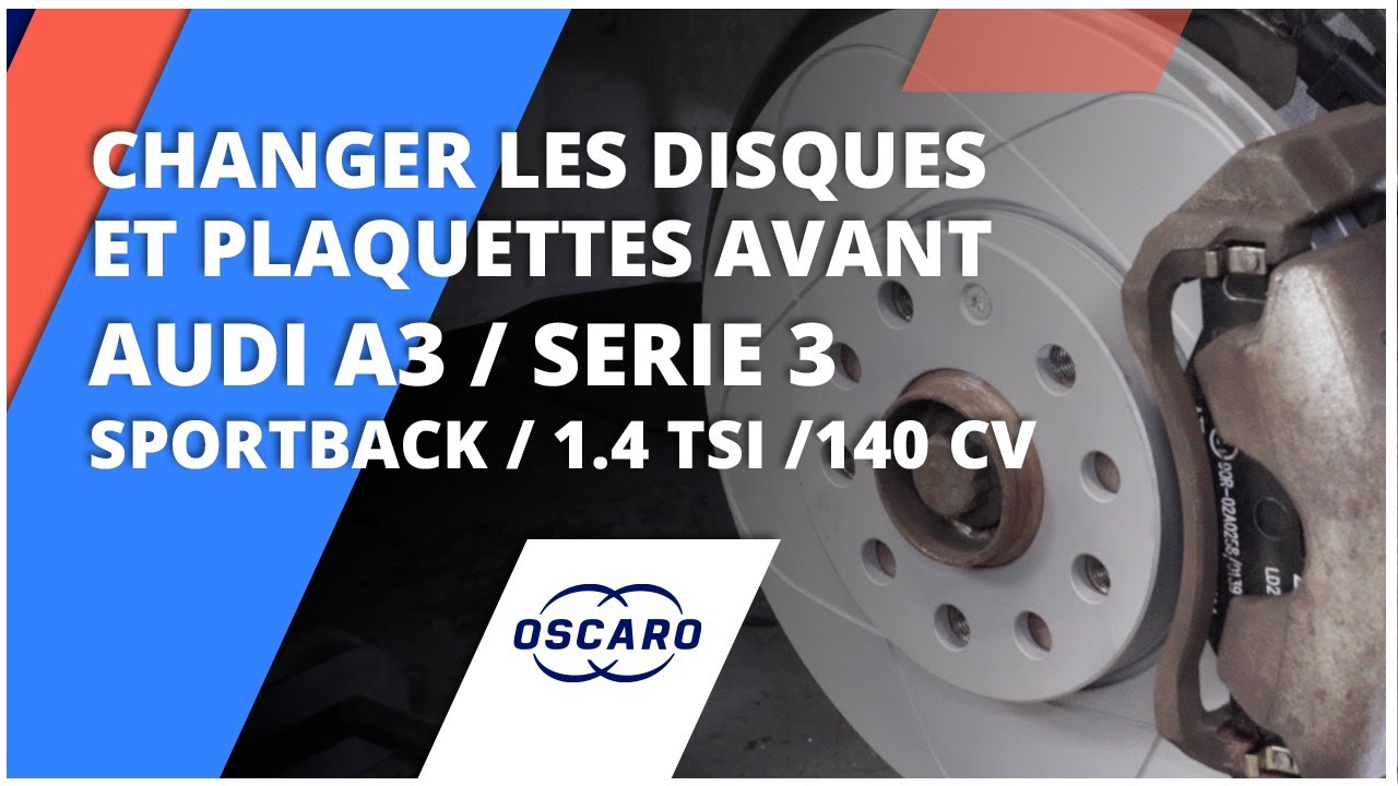 Comment changer les disques et plaquettes avant sur AUDI A3 / Série 3 / Sportback / 1.4 TSI / 140CV