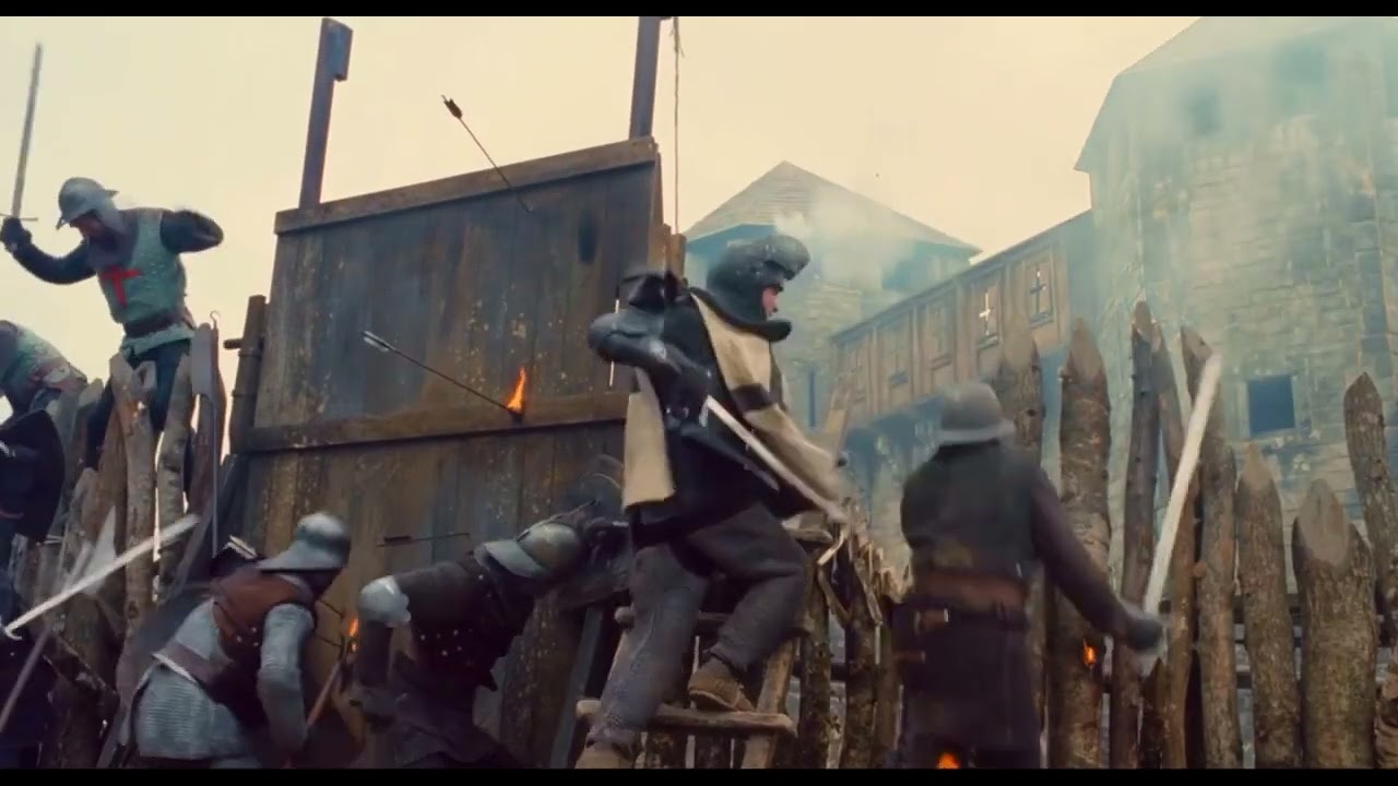 Joan The Maid (1994) - Attacking The English Crenelations - Battle Scene - French Vs English