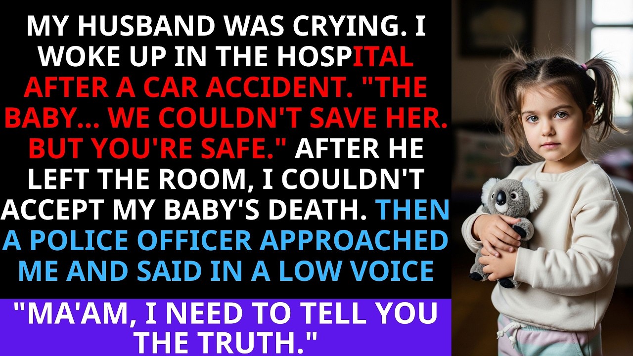 The police officer told me the truth about my baby after the car accident.
