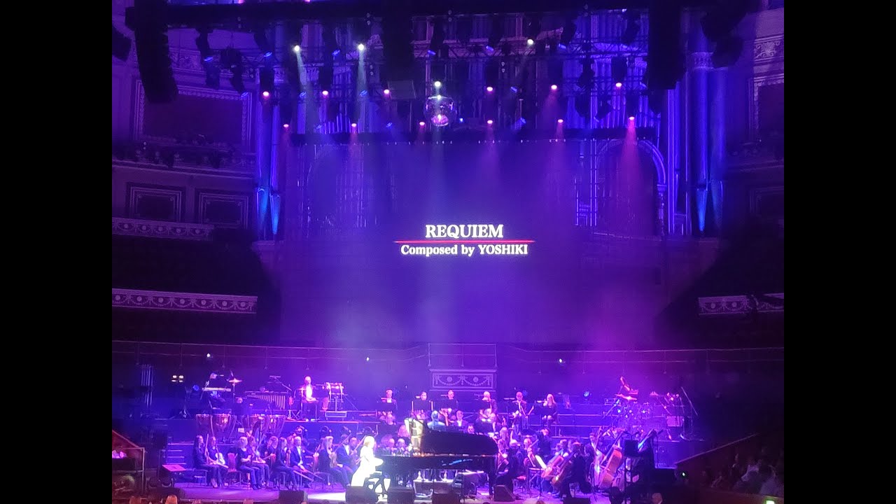 Yoshiki Classical - "Requiem" live at Royal Albert Hall in London (October 13, 2023) + talk
