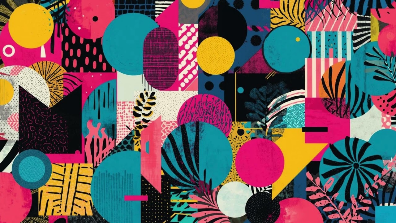 Pop Art Patterns – TV Screen Art