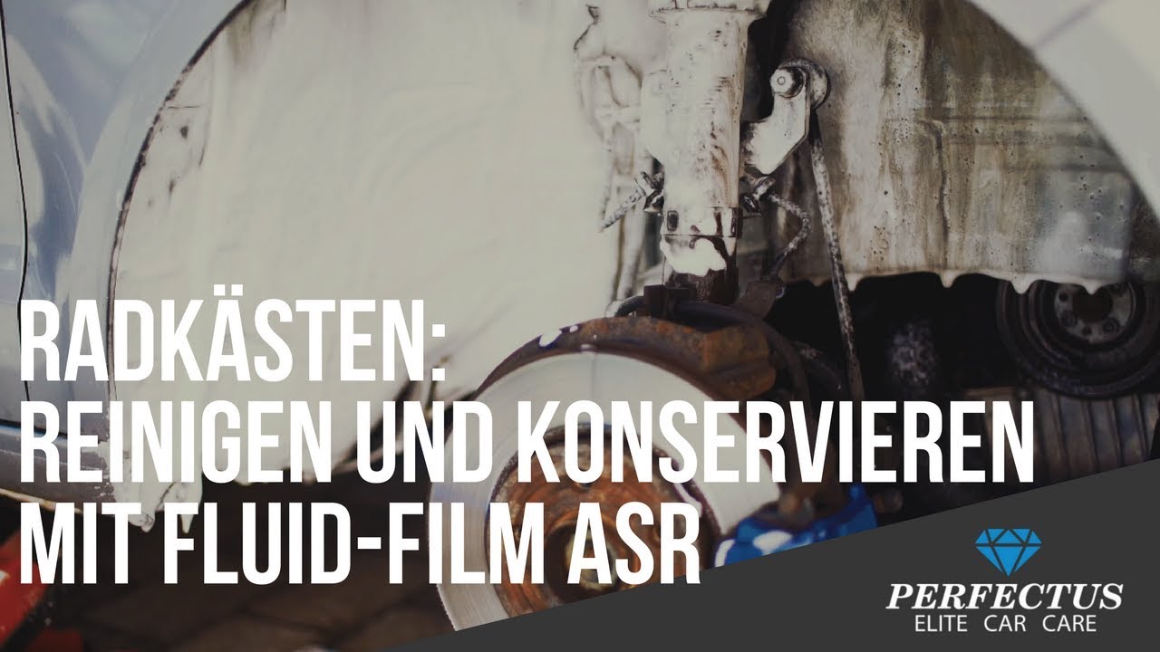 Radkästen reinigen und konservieren - Fluid Film AS-R