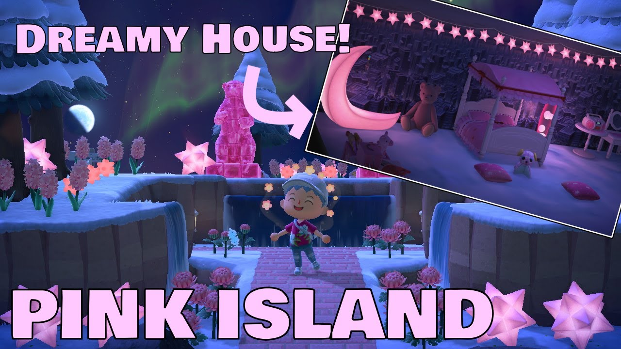 This Beautiful Pink Island is so Dreamy! ☆ Animal Crossing New Horizons 5-Star Island Tour