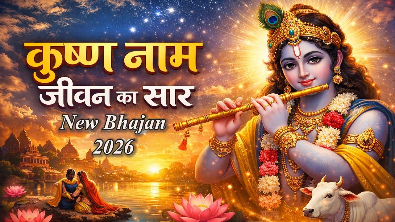 कृष्ण नाम जीवन का सार | Beautiful Krishna Bhajan 2026 | Heart Touching Bhakti Song #trending #song
