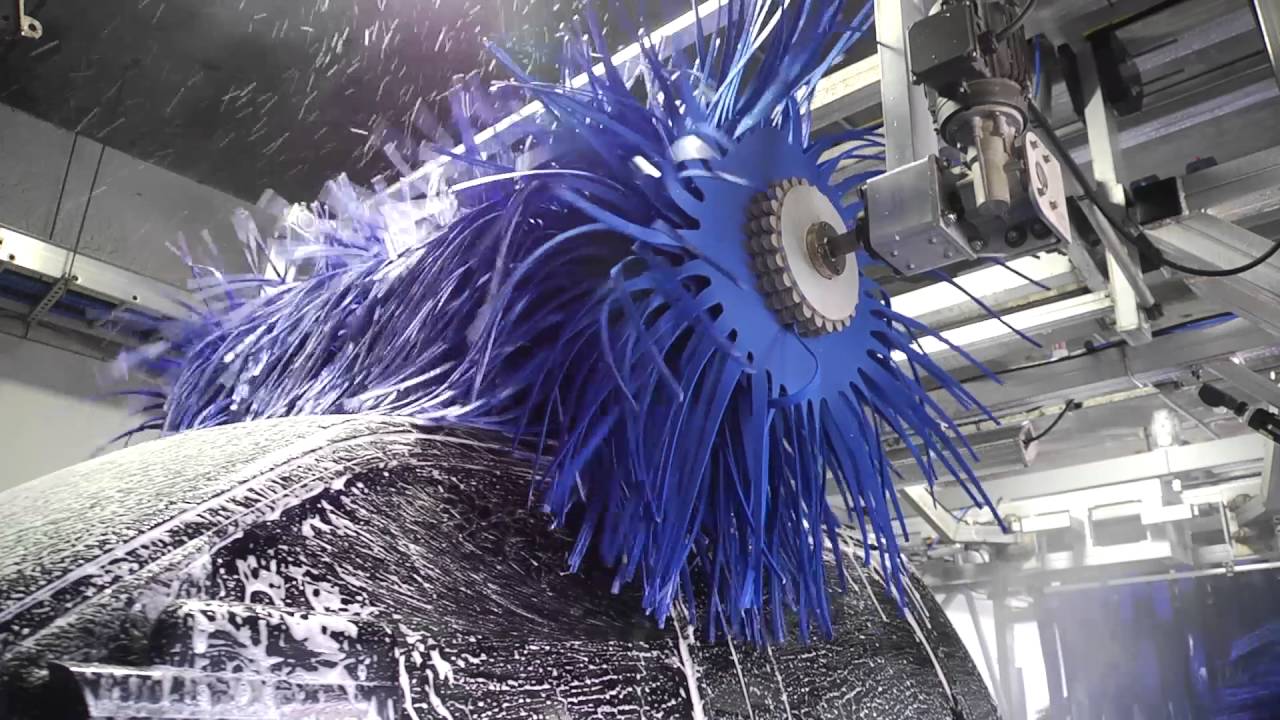 Car Wash Equipment - Dual Counterweight Topbrush