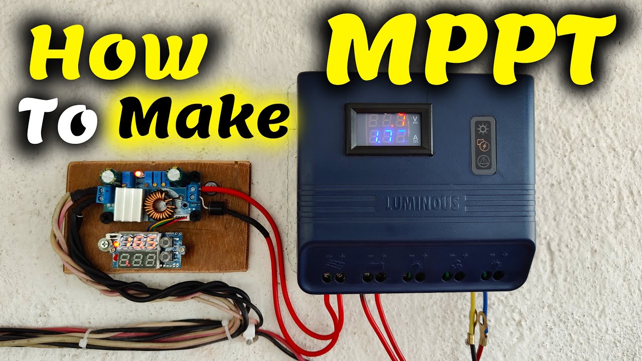 How to make MPPT Solar Charge Controller | Luminous Solar Charge Controller || ⚡⚡