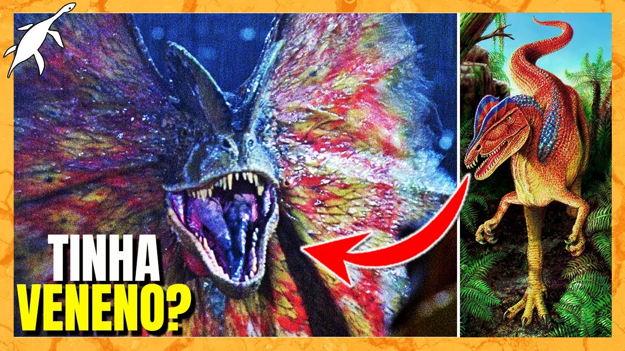 TUDO sobre o DILOFOSSAURO: dinossauro VENENOSO? (Dilophosaurus)
