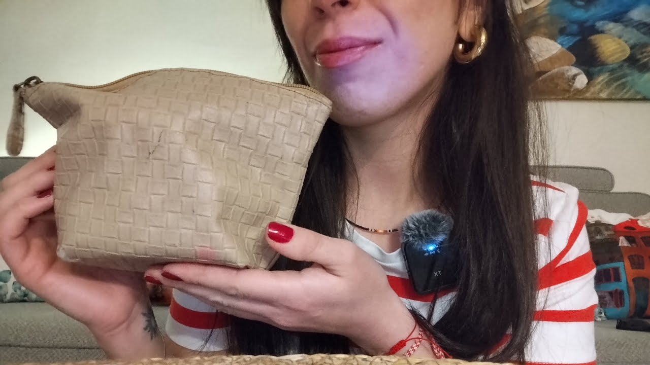 Makyaj çantamda neler var 🌸 Türkçe Asmr #turkishasmr #fısıltı #asmr 