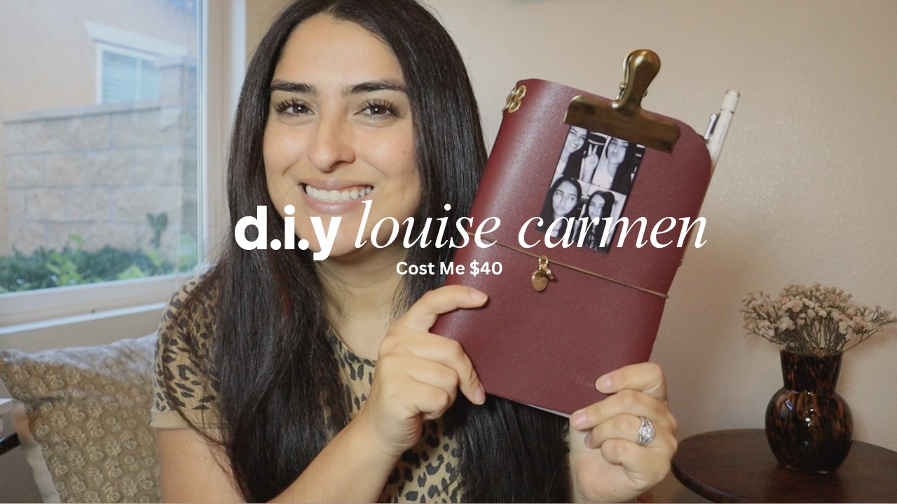D.I.Y Louise Carmen Notebook | Step By Step Tutorial | Cost Me Only $40 To Make