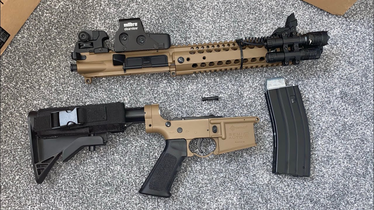 How to field strip the Crosman R1 and DPMS SBR