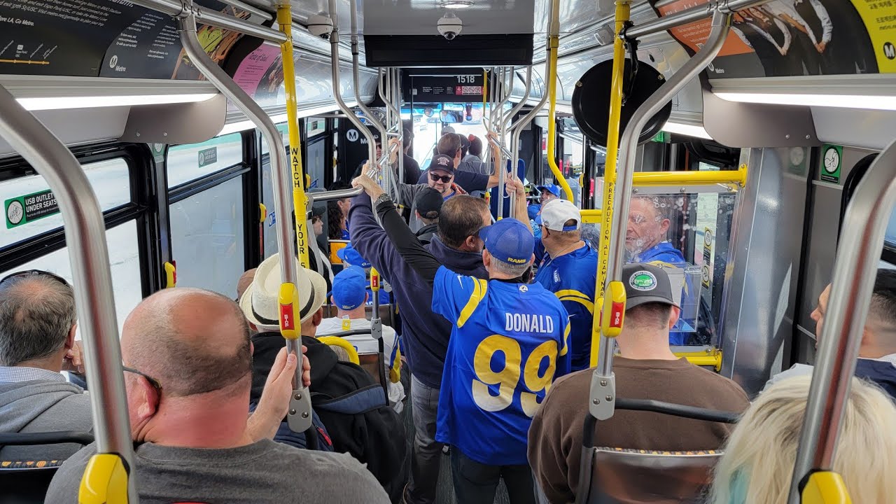 How to Ride the Metro Bus and Train from Los Angeles Airport to SoFi Stadium for NFL games for $1.75
