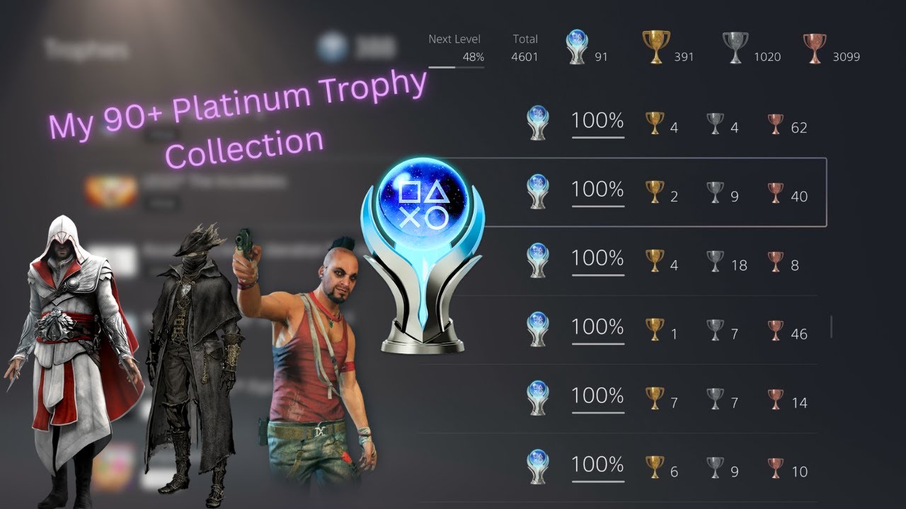 My Entire Platinum Trophy Collection... So Far!