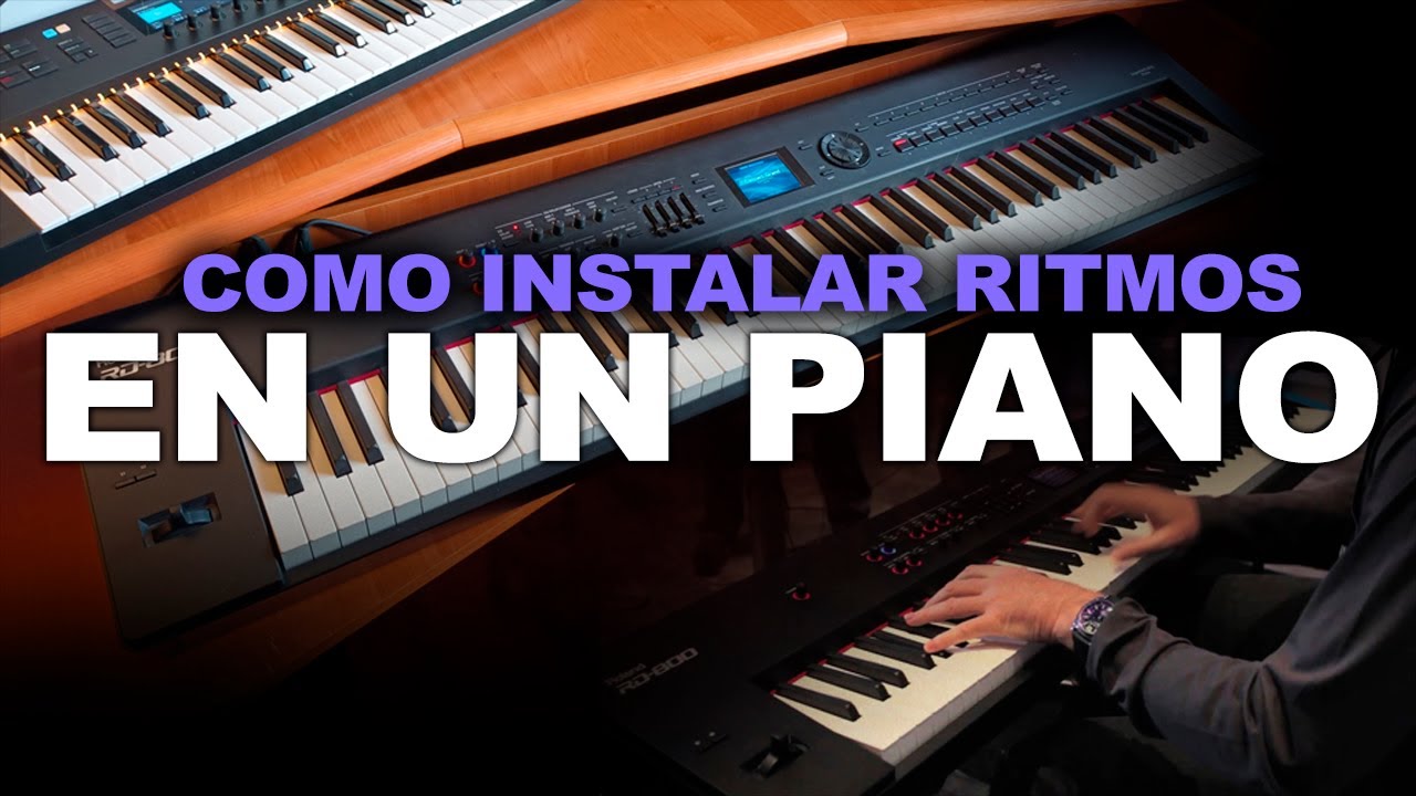 COMO INSTALAR RITMOS EN UN PIANO YAMAHA PSRE363
